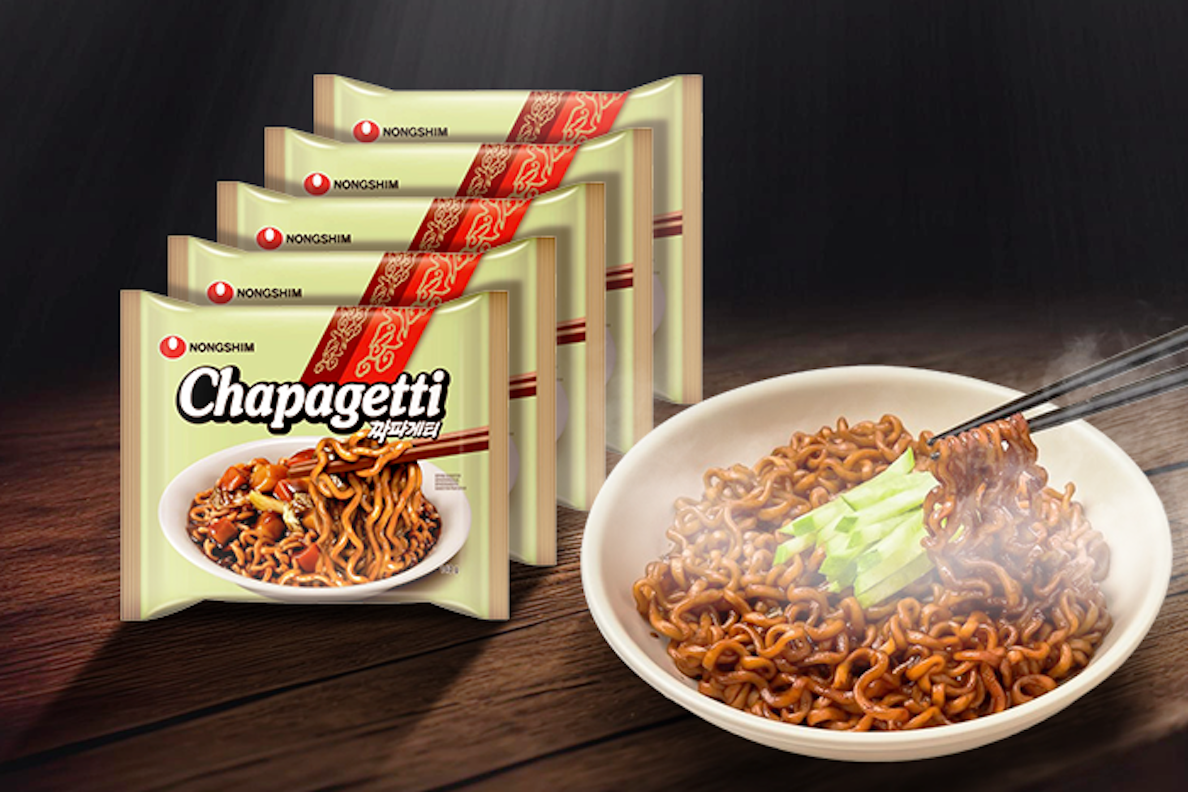 Nongshim Chapagetti Jjajang Ramen 5er-Pack