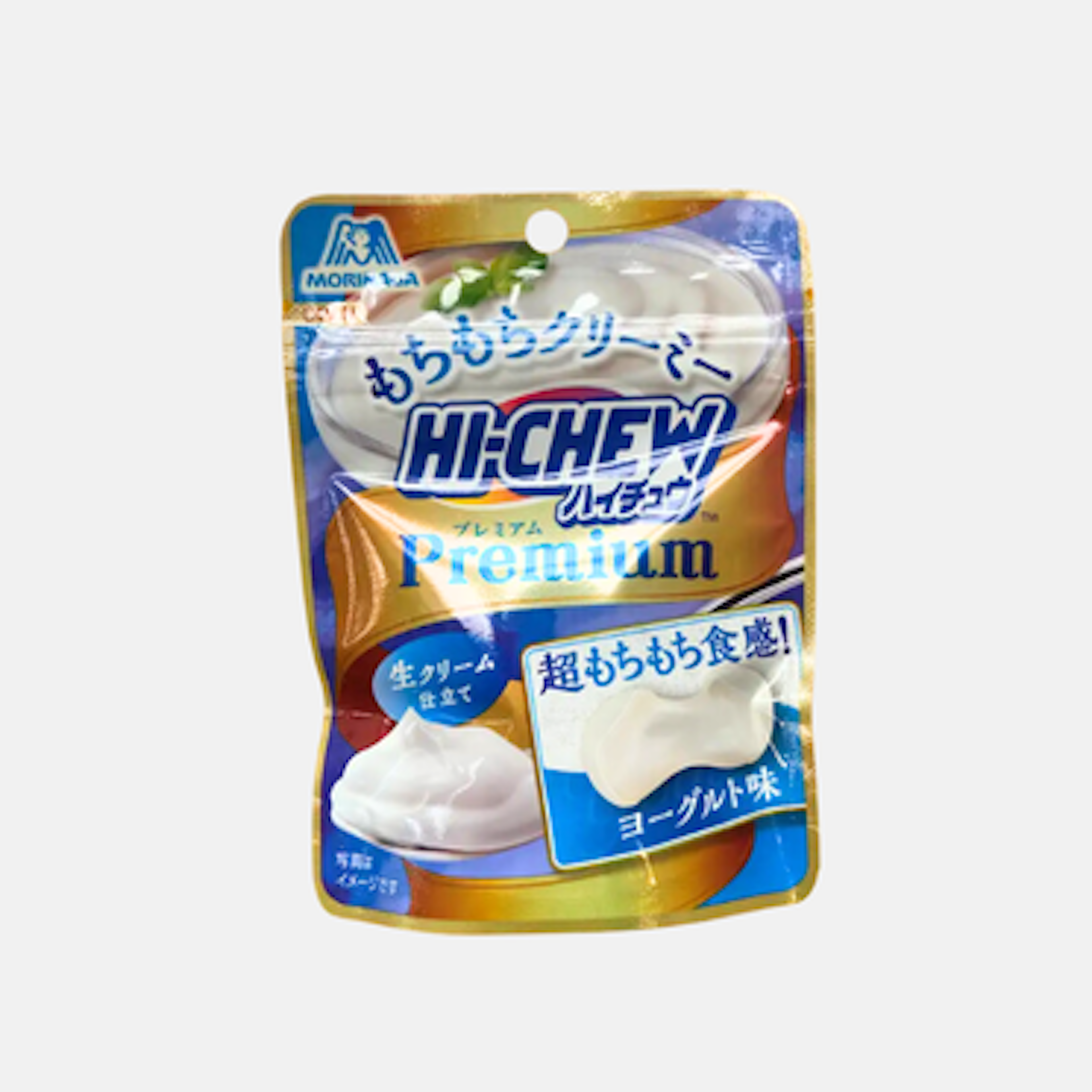 Morinaga Hi-Chew Premium Joghurt Geschmack 35g - Köstlicher und zäher Kaubonbon