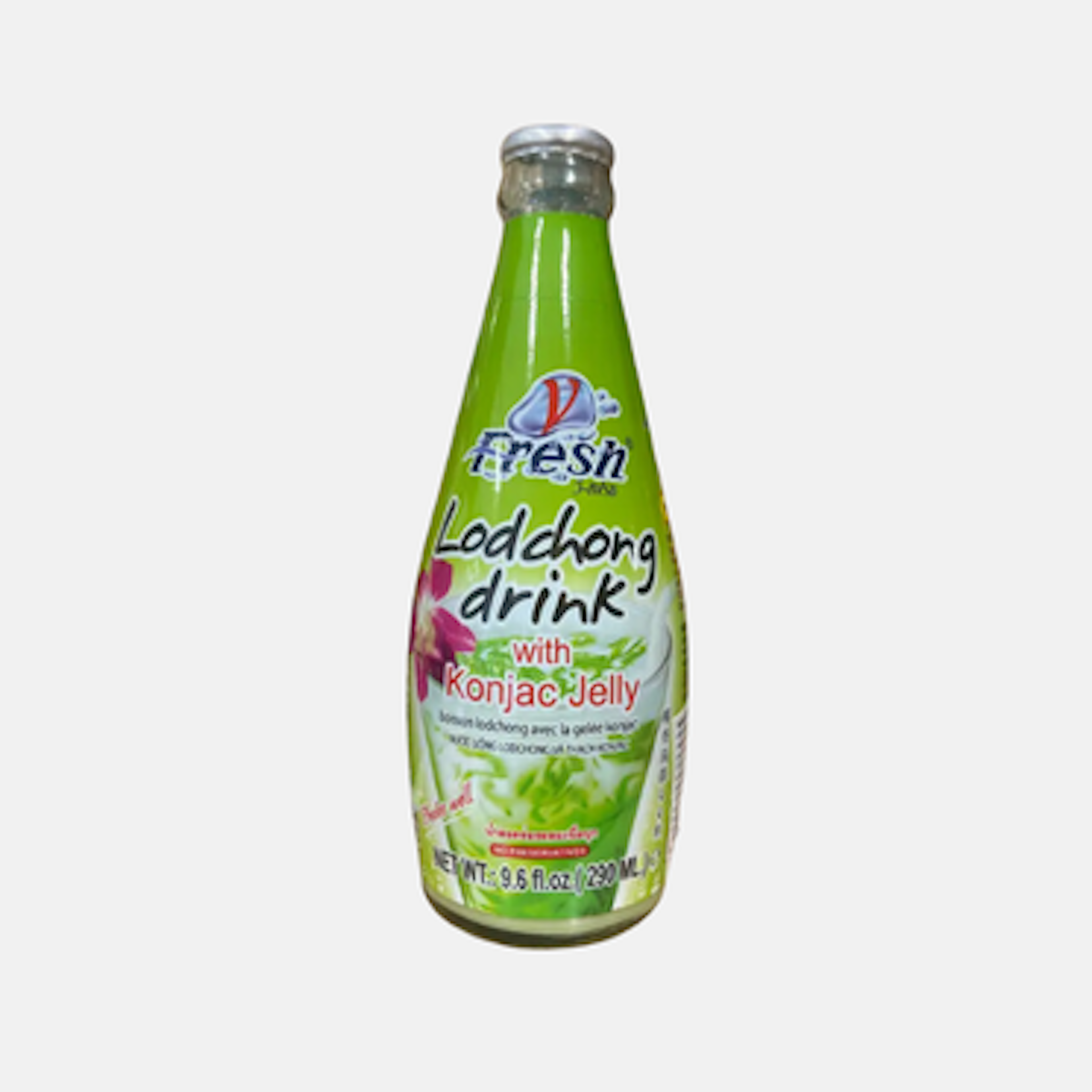 V-Fresh LODCHONG Drink mit Konjak-Gelee 290ml - Erfrischendes Getränk aus Thailand