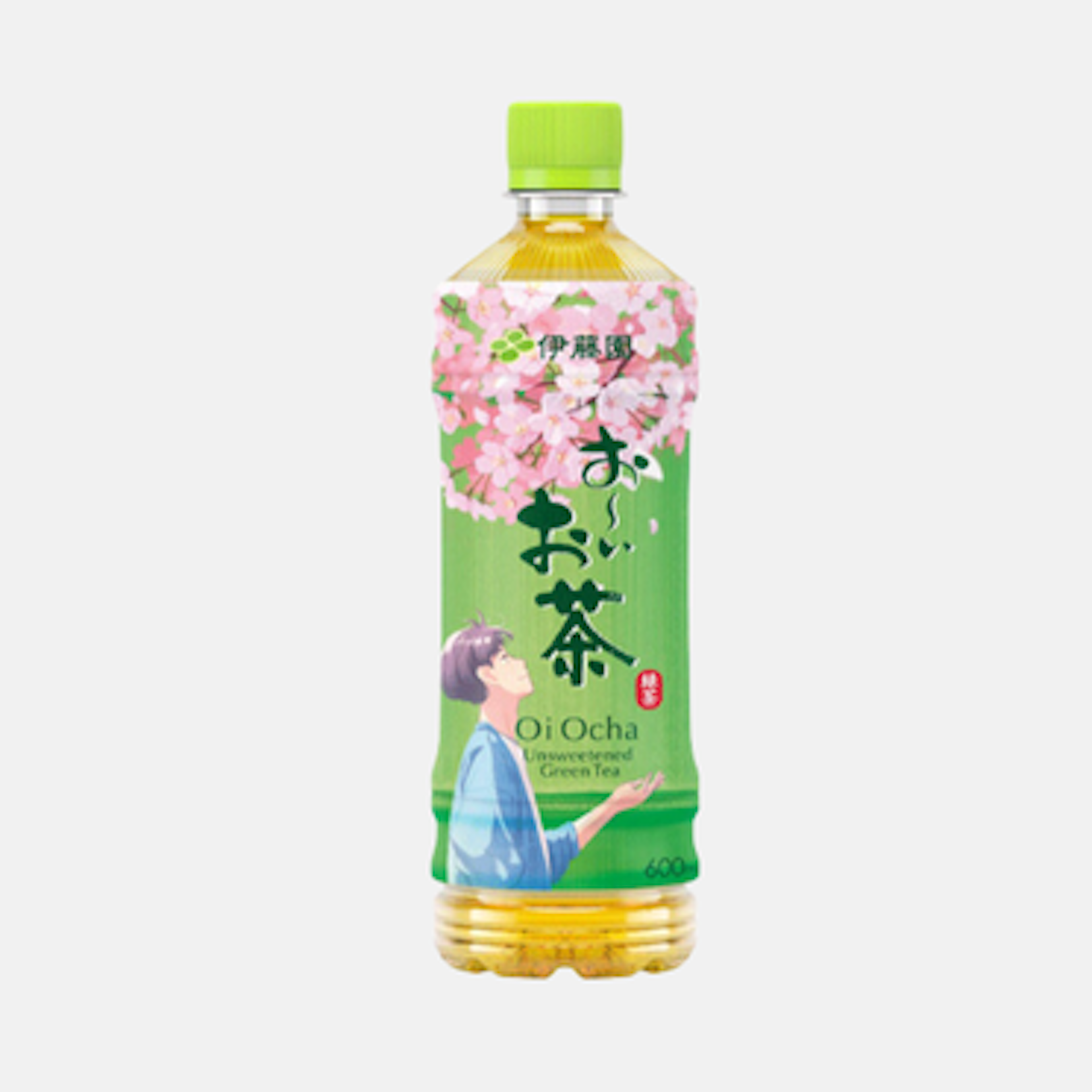 ITO EN Oi Ocha Ungesüßter Grüner Tee 600ml (Limited Edition) - Erfrischender grüner Tee aus Japan