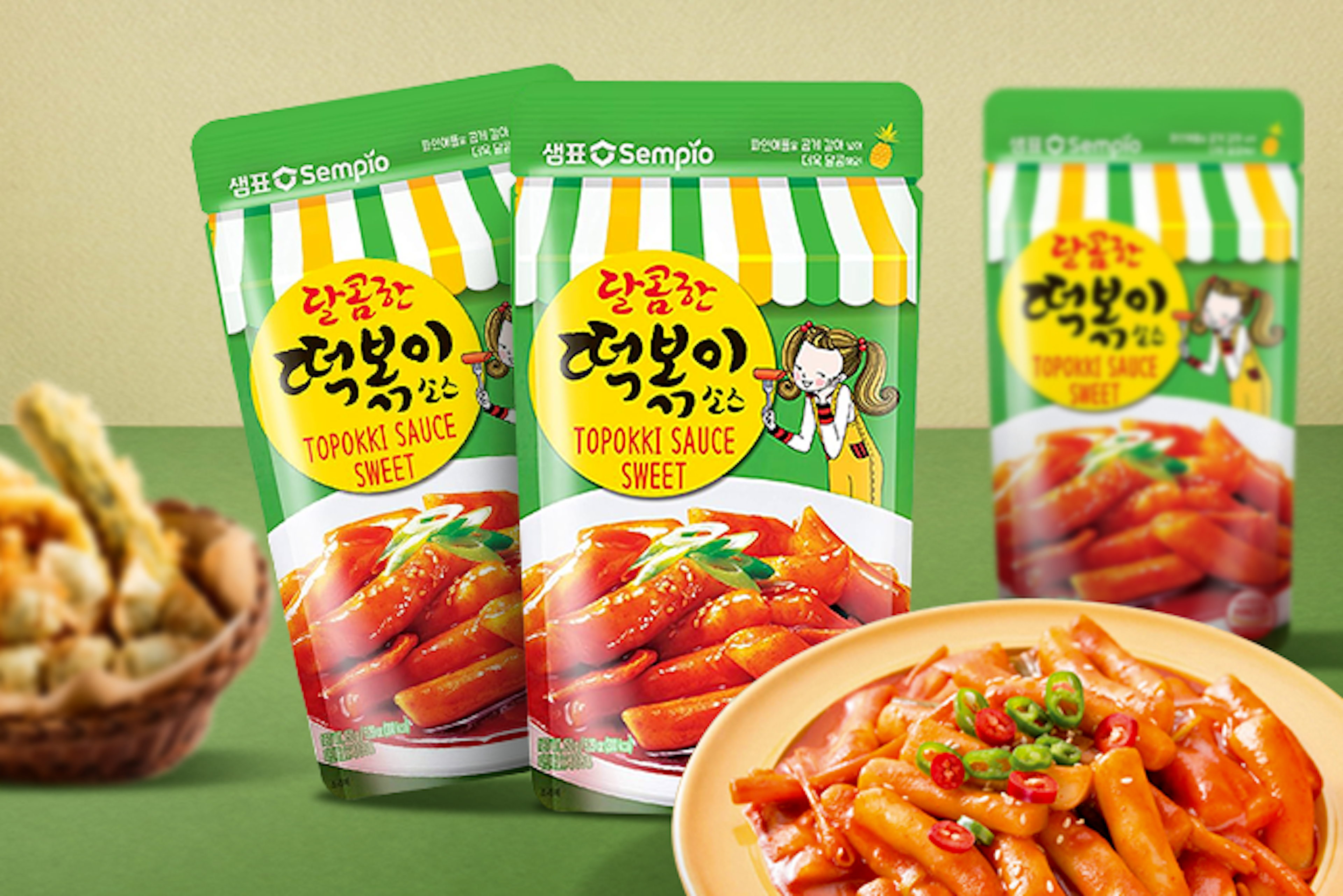 SEMPIO Tteokbokki sauce sweet - ideal for a variety of dishes - 150g