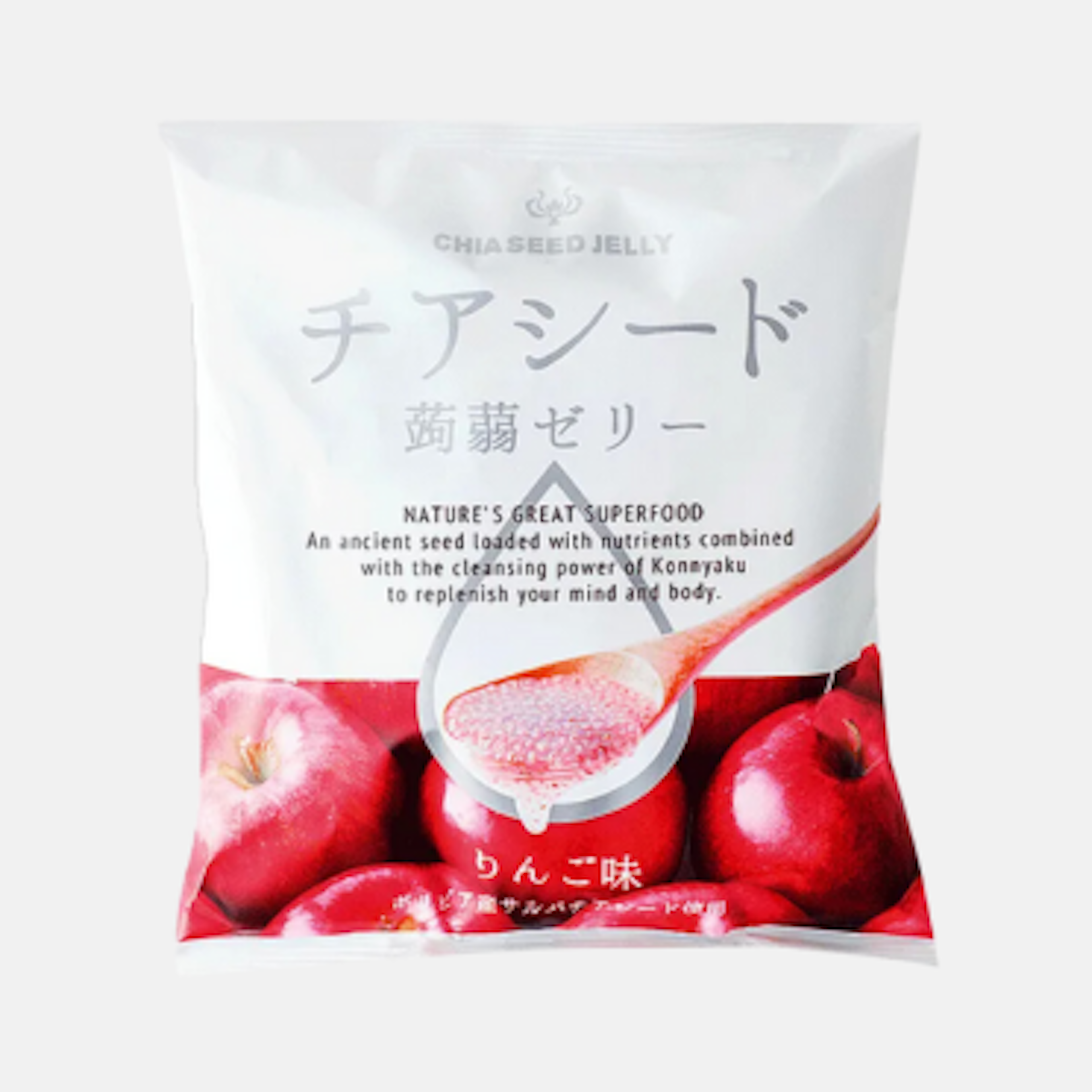 Chia Samen sorgen für den besonderen Biss - Wakashou Chia Seed Jelly Apple 165g