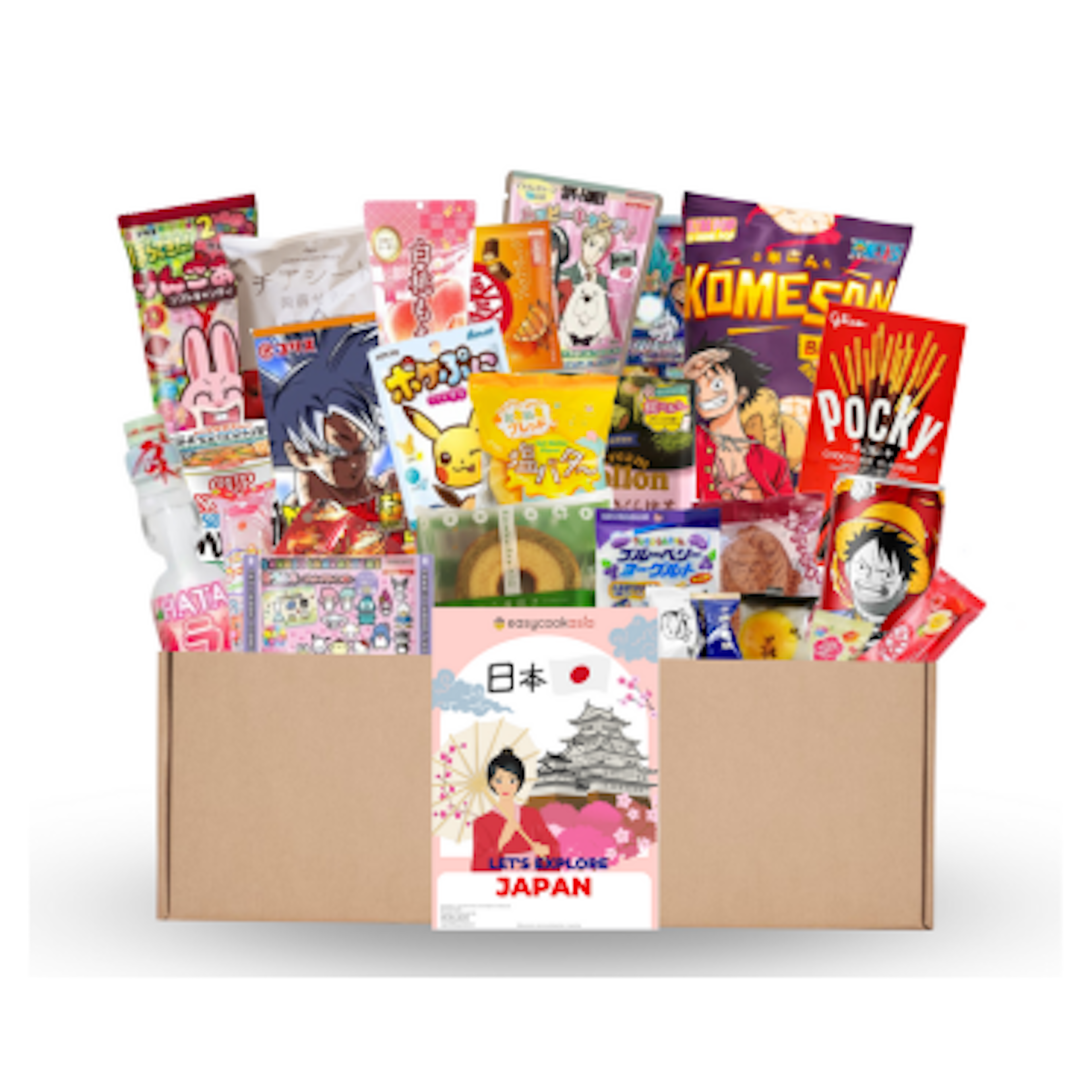 Erlebe den Geschmack Japans mit den Japan Surprise Snack Boxen S, M und L.