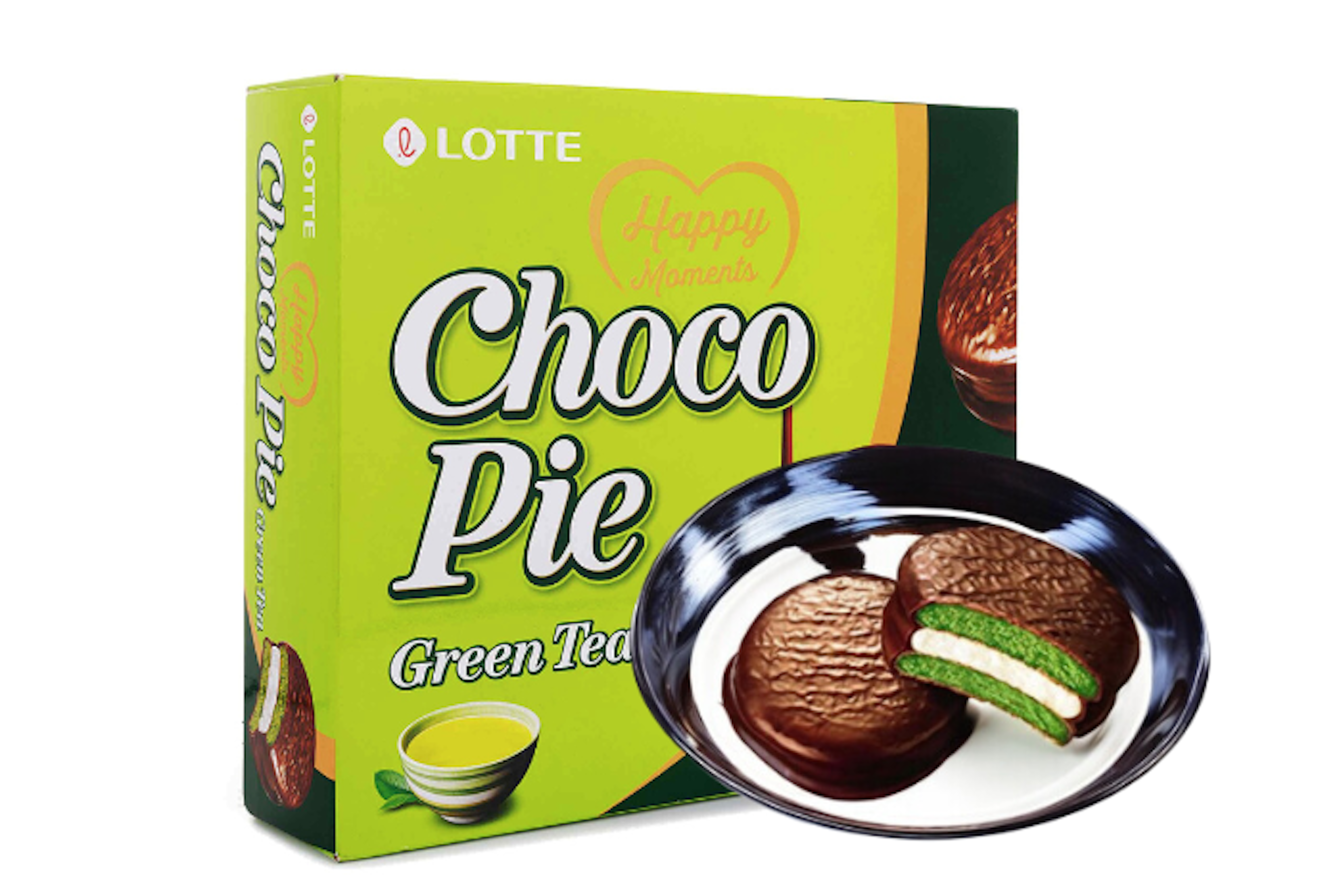 Lotte Choco Pie Grünertee 12er