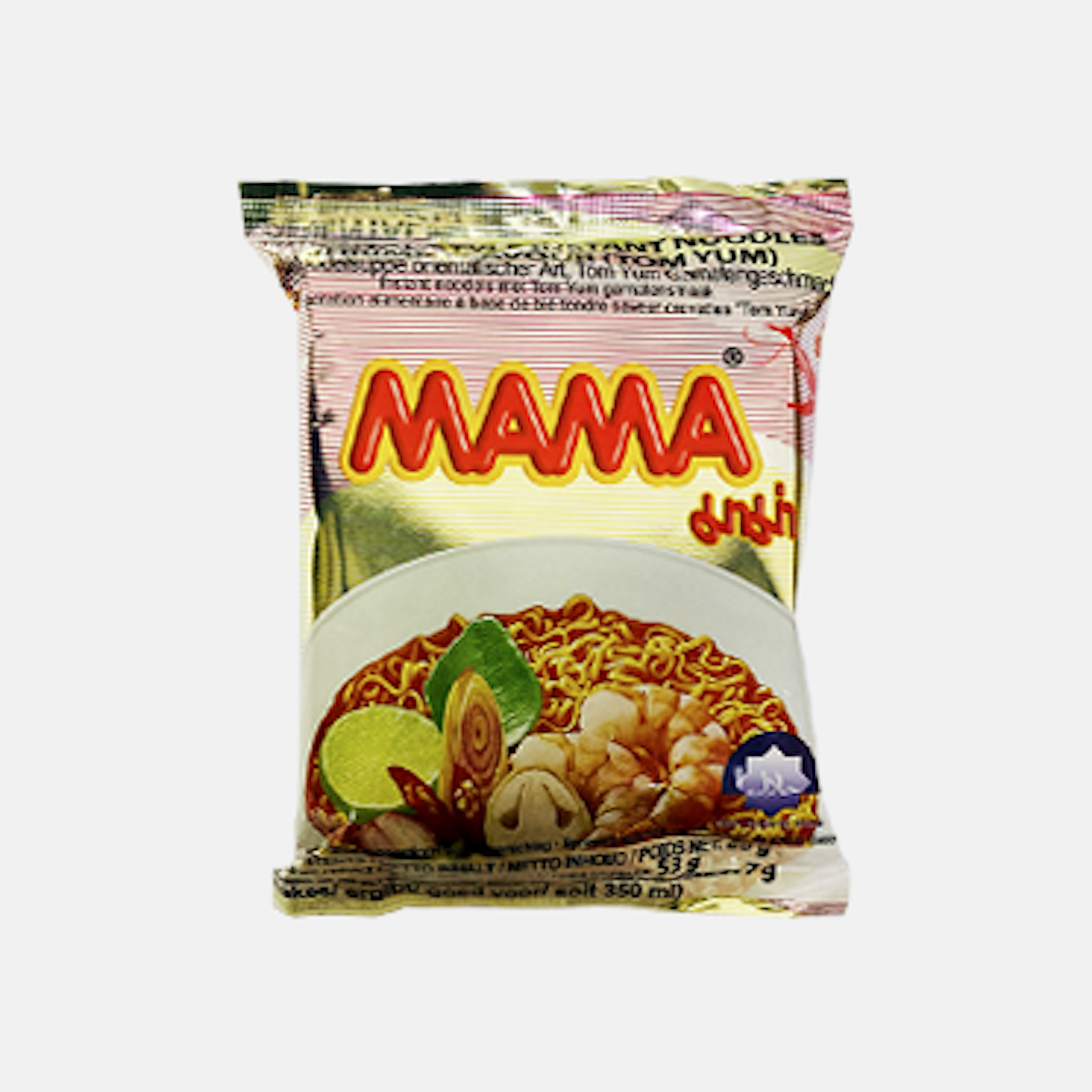 MAMA Instant Nudeln mit Garnelen Tom-Yum Geschmack 60g – Exotisch & Würzig