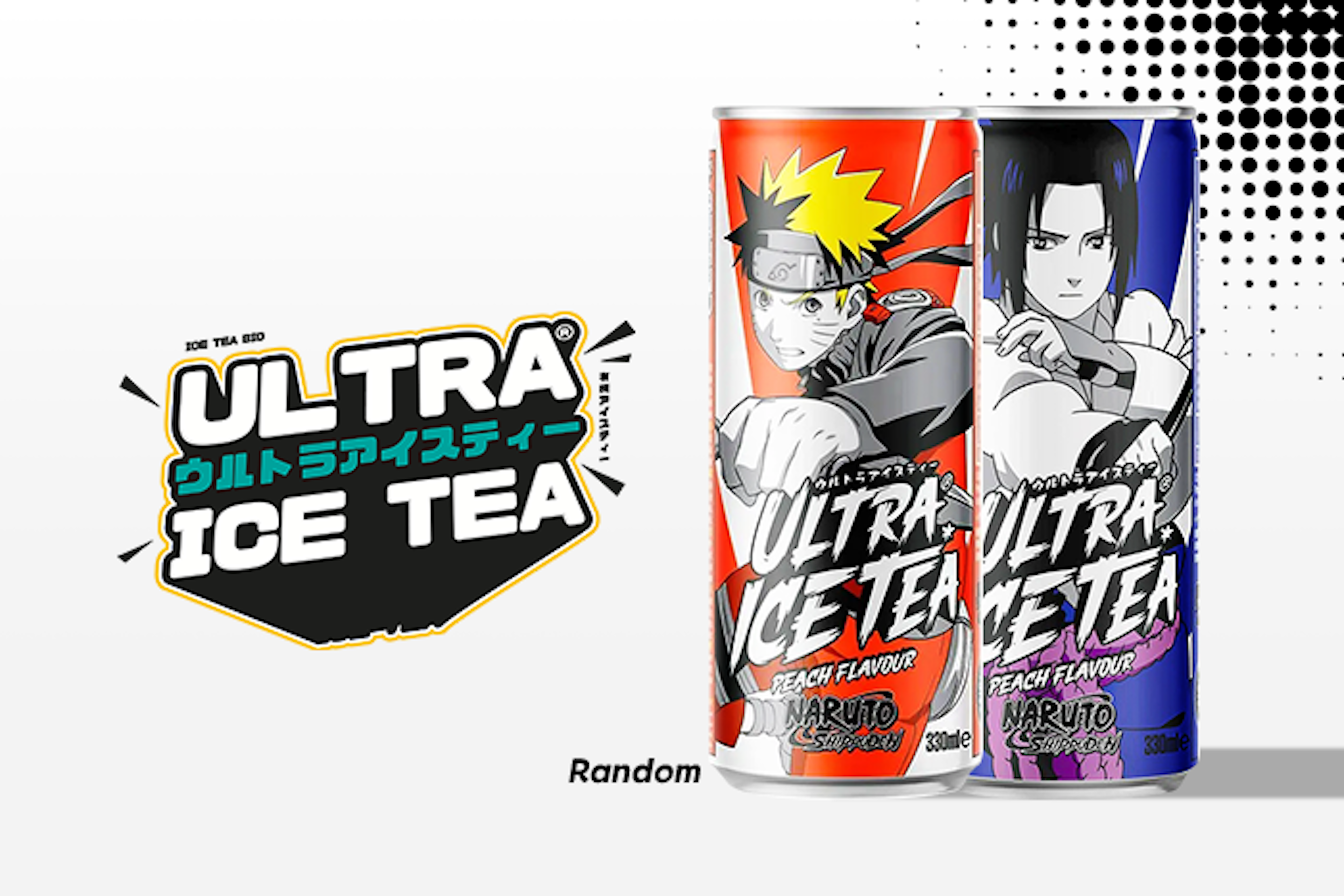 Naruto Ultra Ice Tea Peach Flavour Dose mit Naruto