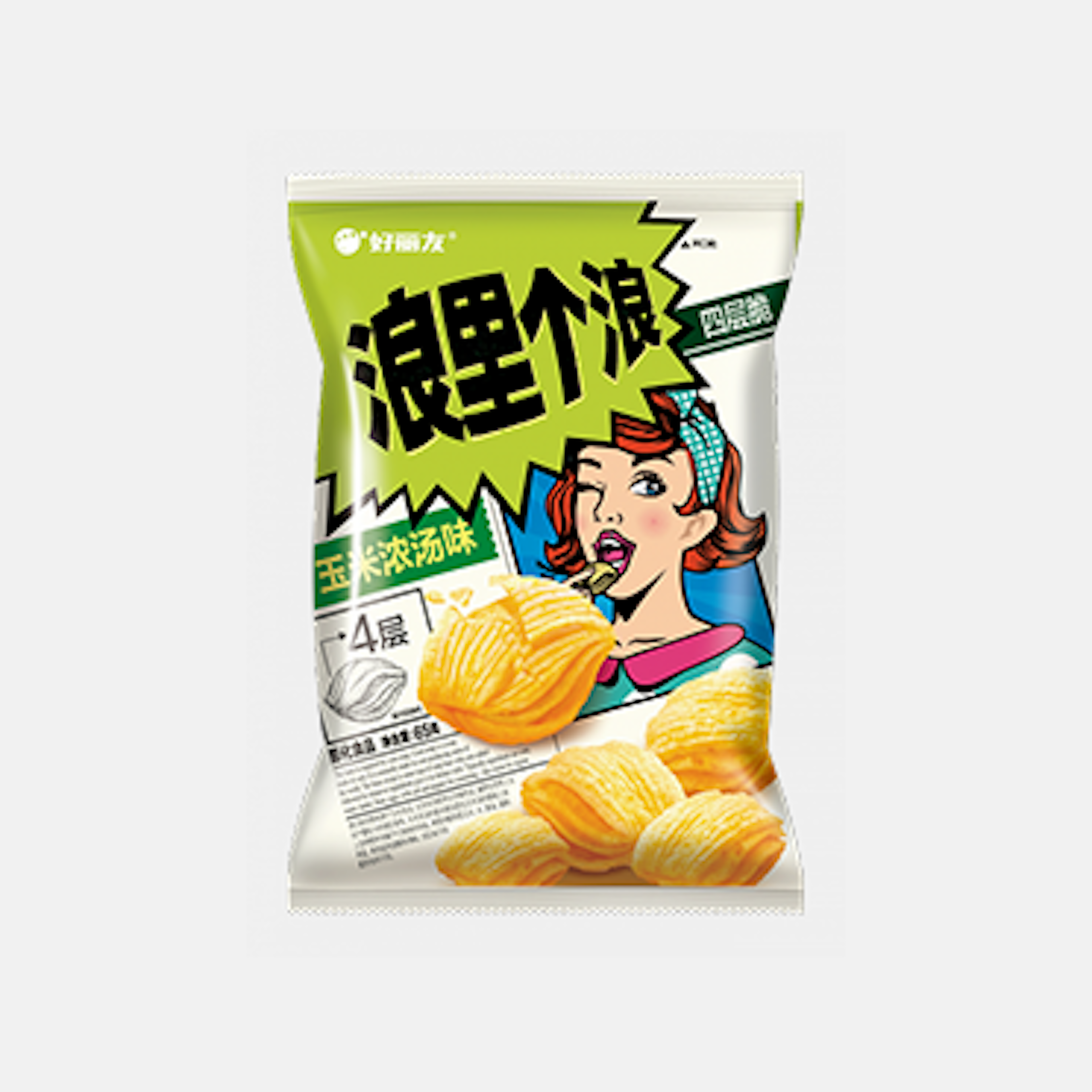 Orion Snacks Corn Flavor 65g – Vierfacher Knuspergenuss in jedem Biss