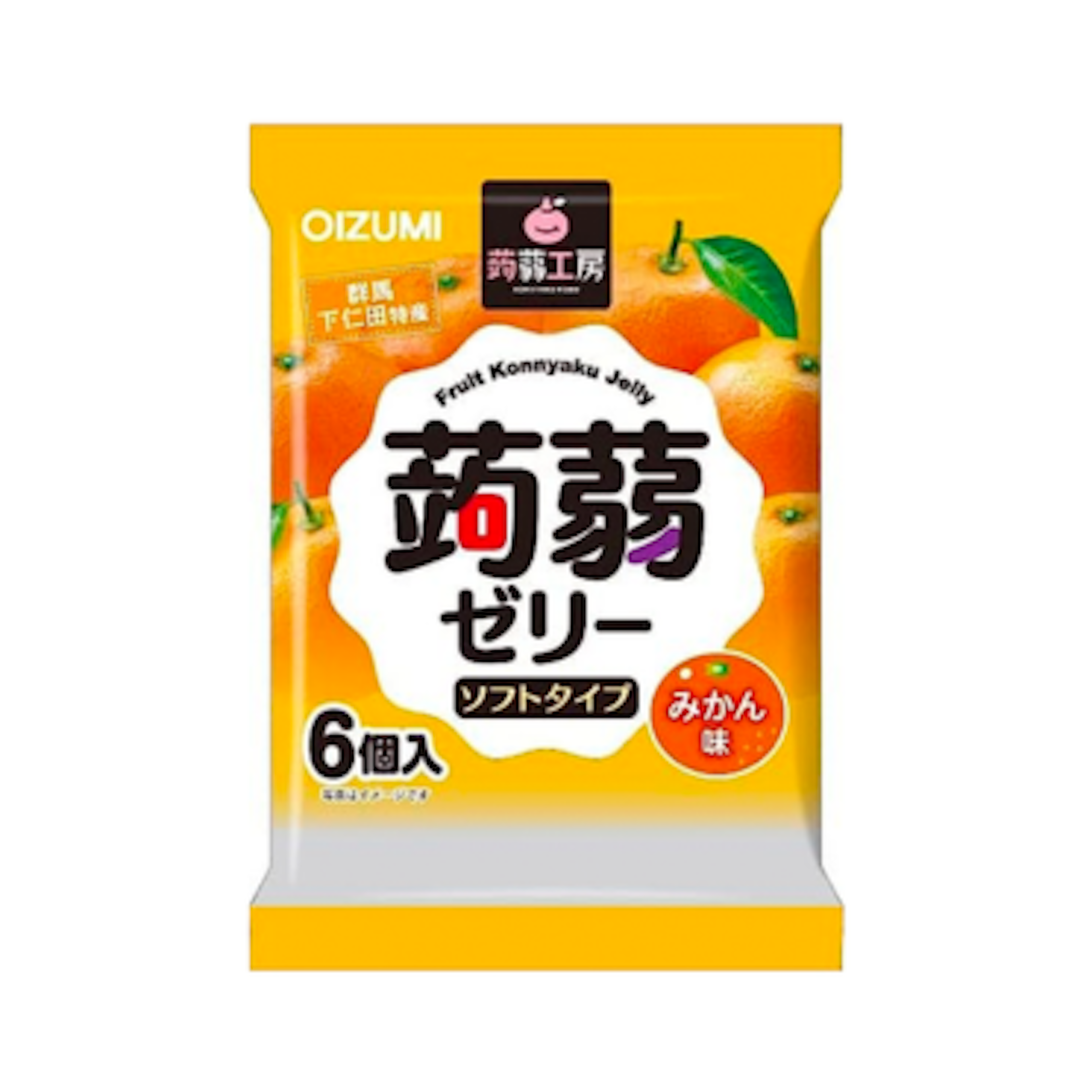 OIZUMI Konjak Jelly Mandarine 106g - Kalorienarmer und gesunder Snack