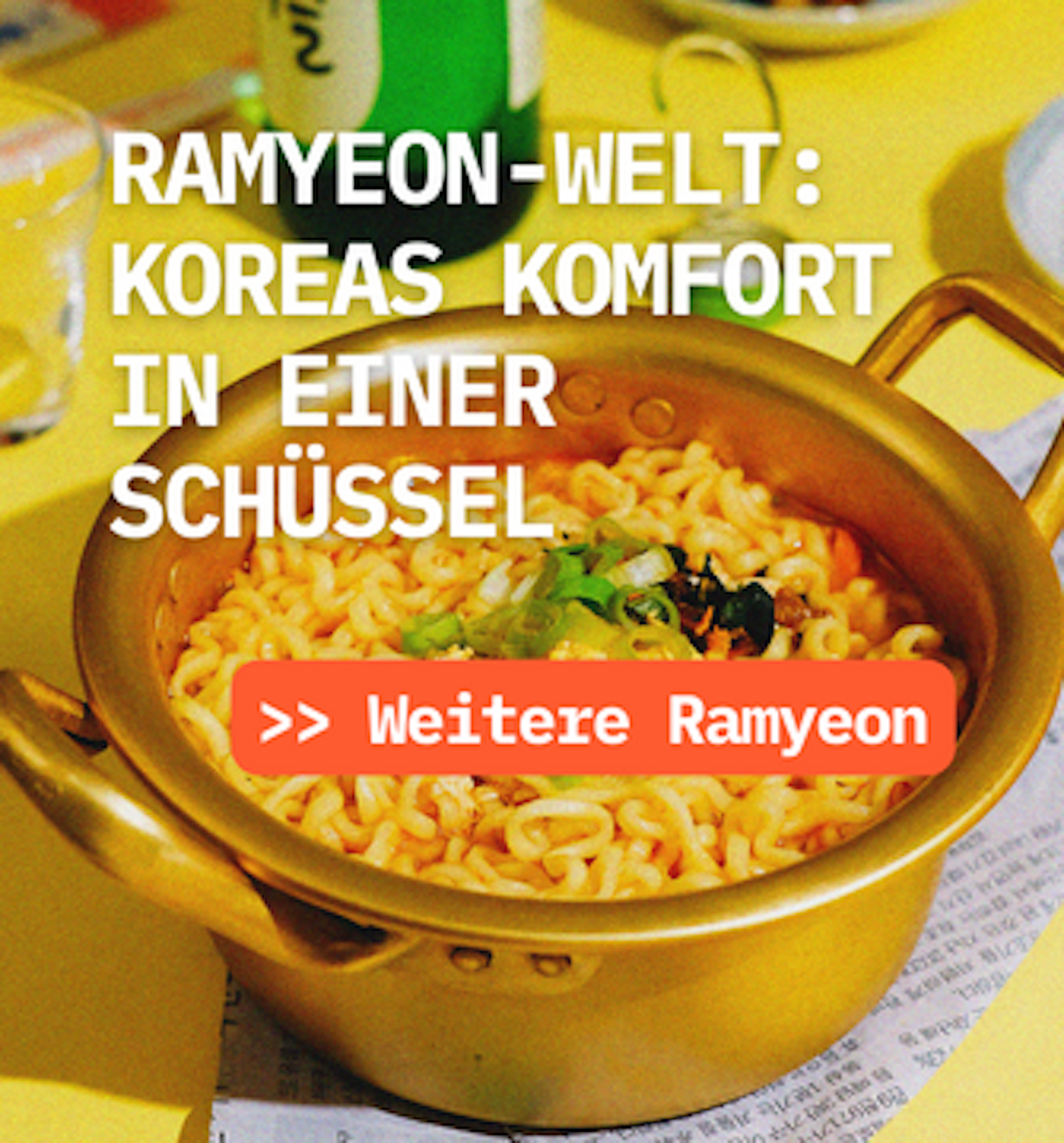🍜 Mehr Ramyeon zum Genießen mit Tteokbokki!